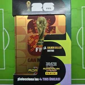 Lata Panini Mundial 2026 8 Sobres + 1 Golden B + 2 Limited Edition