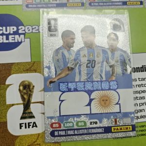 Eternos Argentina Medio campo Ultra Rara Panini Mundial 2026 XL
