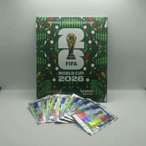 Paquete Oficial Panini Mundial 2026: Álbum Pasta Dura + 10 sobres